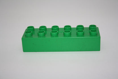 Duplo - 12er Steine (2x6 Noppen) - versch. Farben - Grundbausteine - einzelne Steine