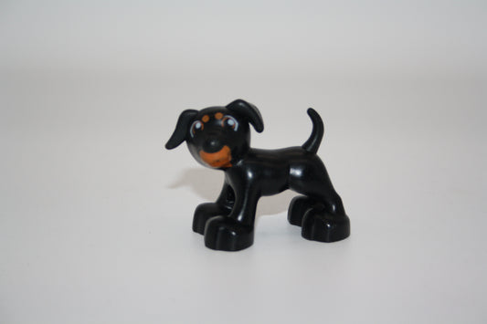 Duplo - Hund schwarz groß - Tiere - Bauernhof - Haustiere