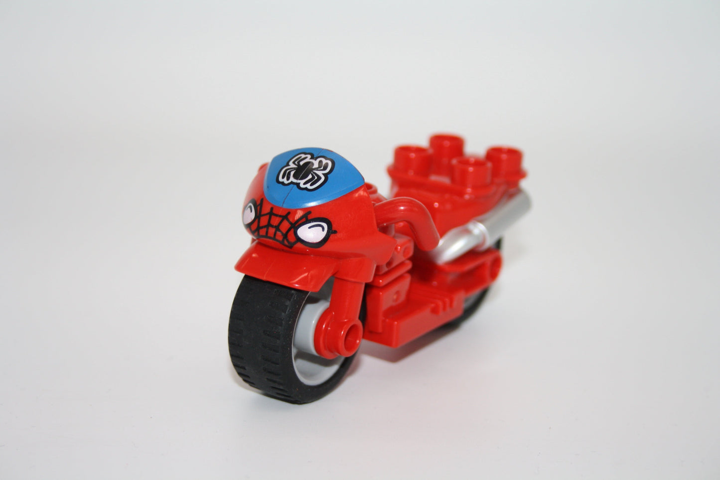 Duplo - Spiderman Motorrad - rot - Motorrad - Fahrzeuge