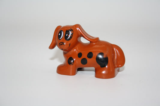 Duplo - Hund braun alt - Tiere - Bauernhof - Haustiere