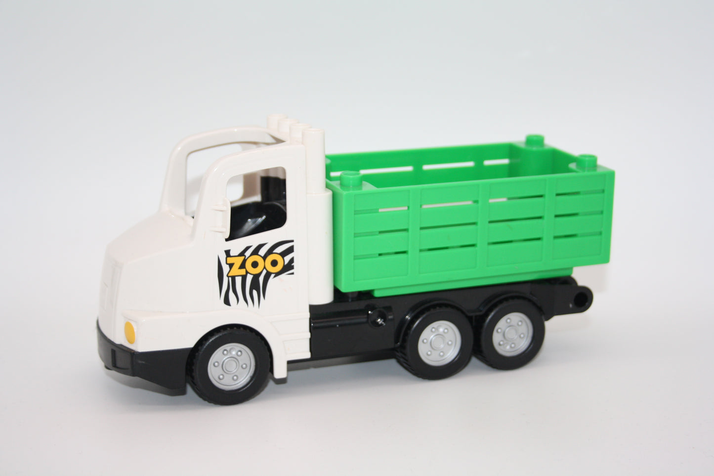 Duplo - Pritschenwagen/Lastwagen - weiß/grün - Zoo/Safari -  LKW/Lastwagen - Fahrzeuge