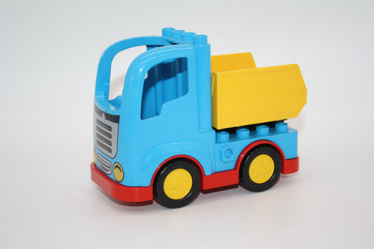 Duplo - Kipplaster m. Funktion - blau/gelb - Baustelle - LKW/Lastwagen - Fahrzeuge