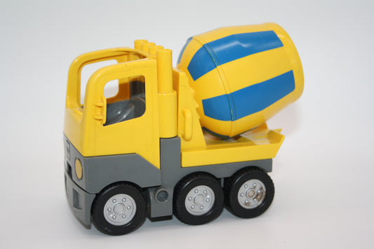 Duplo - Betonmischer - blau/gelb - Baustelle - LKW/Lastwagen - Fahrzeuge