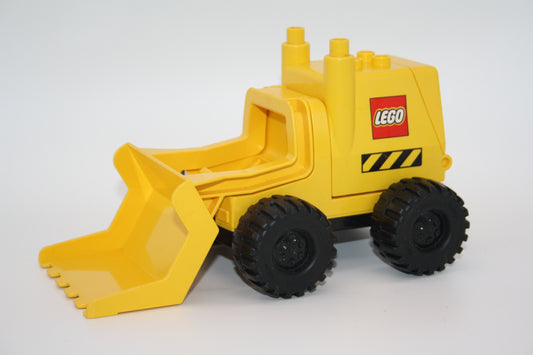 Duplo - Bulldozer/Bagger m. dicken Rädern - gelb - Baustelle - Fahrzeuge