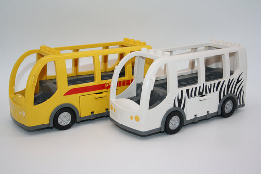 Duplo - Bus/Reisebus - versch. Farben - Zoo/Safari - Fahrzeuge