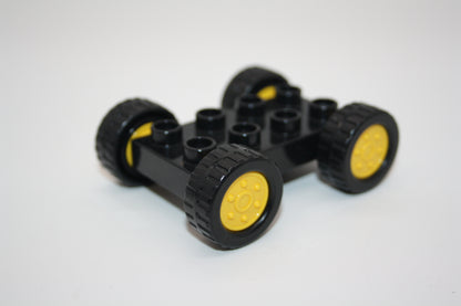 Duplo - Fahrwerke für Autos, Bagger & Co - vers. Farben
