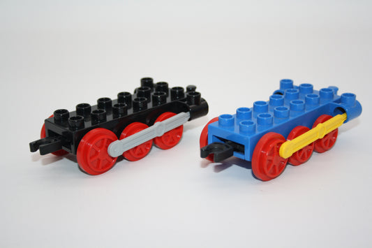 Duplo - Fahrwerke für Schiebelok - vers. Farben - Eisenbahn
