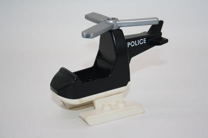 Duplo - Retro/Vintage Polizei- & Feuerwehrhubschrauber - versch. Farben - Helikopter/Hubschrauber