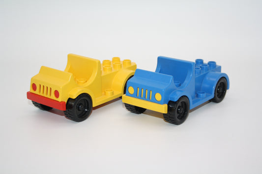 Duplo - Retro/Vintage Laster - versch. Farben - Baustelle - LKW/Lastwagen - Fahrzeuge