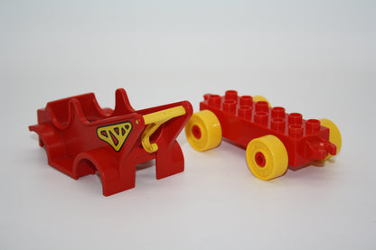 Duplo - Retro/Vintage Abschleppwagen - rot - LKW/Lastwagen - Fahrzeuge