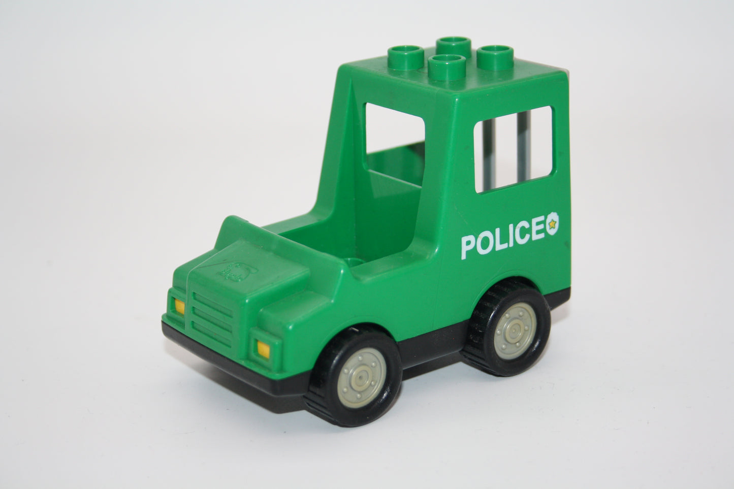Duplo - Retro/Vintage Kastenwagen/Gefangenentransporter - grün - Polizei - Auto/PKW - Fahrzeuge