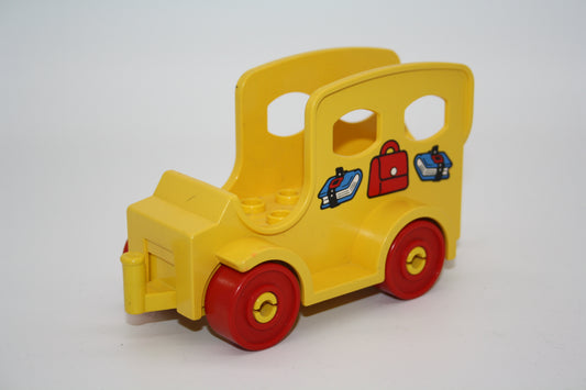 Duplo - Retro/Vintage Bus/Schulbus - gelb - Fahrzeuge