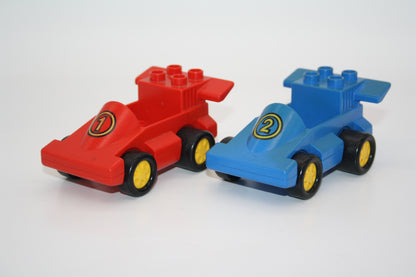 Duplo - Retro/Vintage Rennwagen/Rennauto - versch. Farben - Auto/PKW - Fahrzeuge