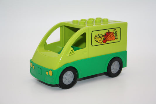 Duplo - Lieferwagen Obsthändler - grün - Fahrzeuge