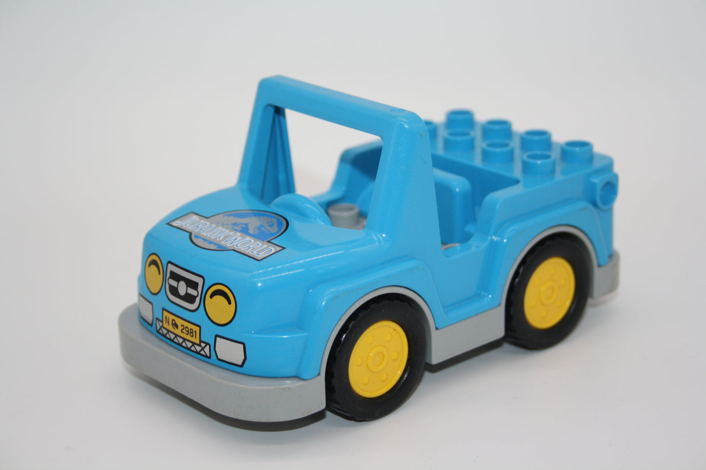 Duplo - Geländewagen mit Jurassic World Logo - hellblau - Auto/PKW - Fahrzeuge