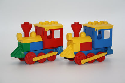 Duplo - Schiebelok - zufällige Farbe - Eisenbahn - Loks
