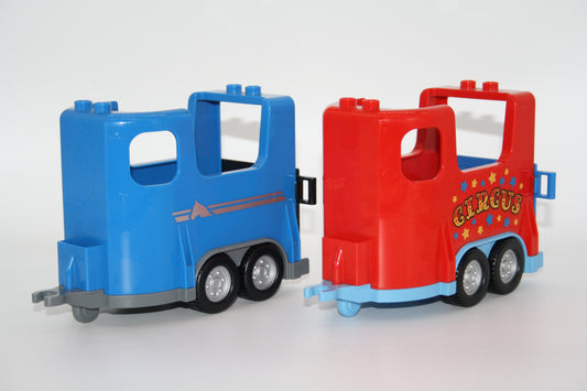 Duplo - Pferdeanhänger/Tiertransporter - versch. Farben - Anhänger - Fahrzeuge