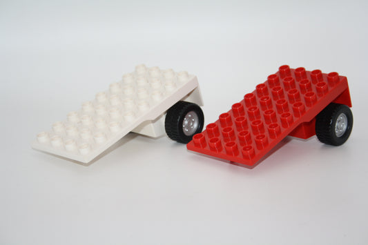 Duplo - Auflieger (4x8 Noppen) - versch. Farben - Anhänger - LKW - Fahrzeuge