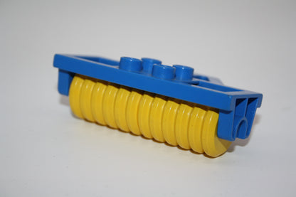 Duplo - Walze/Grubber geriffelt - blau/gelb - Anhänger/Anbaugerät f. Traktor - Fahrzeuge
