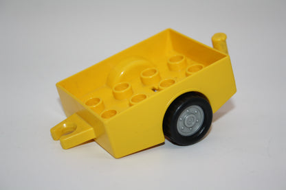 Duplo - Retro/Vintage Autoanhänger - versch. Farben - Anhänger - Auto/PKW - Fahrzeuge
