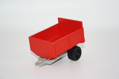 Duplo - Anhänger m. Kippfunktion und bew. Klappe - rot - Anhänger - Fahrzeuge