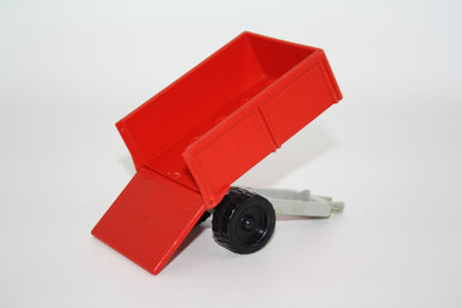 Duplo - Anhänger m. Kippfunktion und bew. Klappe - rot - Anhänger - Fahrzeuge