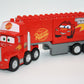 Duplo - Mack m. großem Auflieger - Disney Cars - rot - Lastwagen/LKW - Fahrzeuge