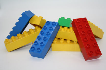Duplo - 10x 12er Steine - bunt gemischt - Sparpaket - B-Ware/2.Wahl