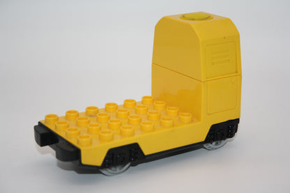 Duplo - E-Lok ohne Aufbau - gelb - Batteriebetrieben - Defekt/ohne Funktion