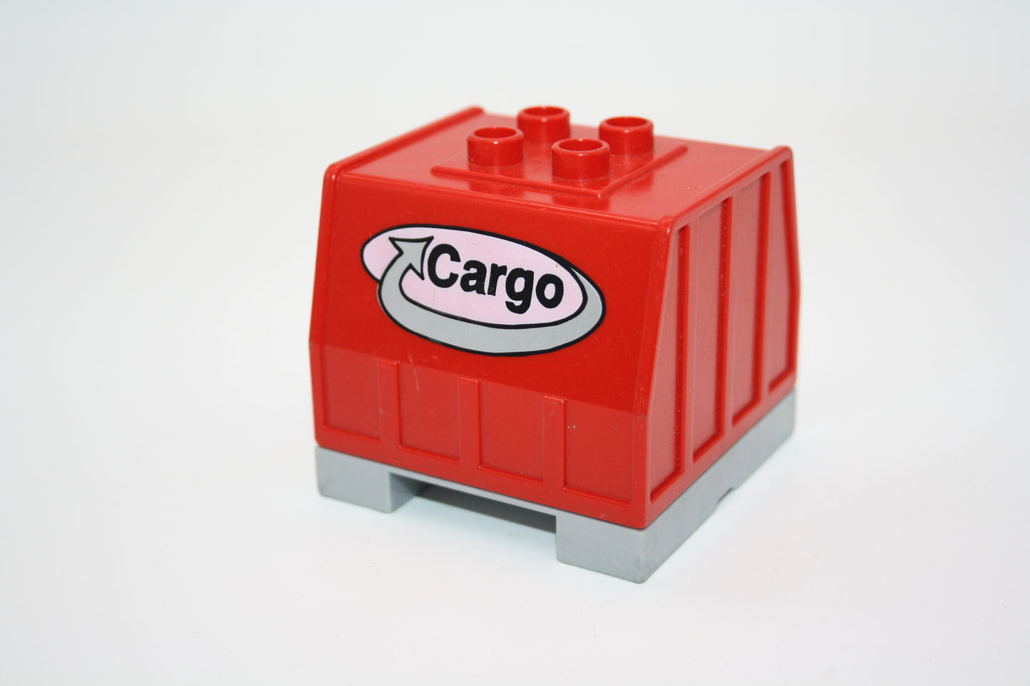 Duplo - Intelli Cargo Container (für 4x8 Wagons) - rot - Eisenbahn - Ersatzteile