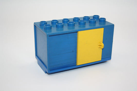 Duplo - Retro/Vintage LKW Container Aufsatz - blau - Fahrzeuge - Ersatzteil