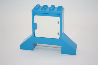 Duplo - Riesenrad Stütze/Stromkasten - blau - Ersatzteile