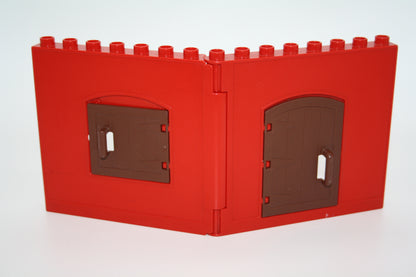 Duplo - Doppelte Wand/Hauswand/Doppelwand - klappbar - versch. Farben - große Teile