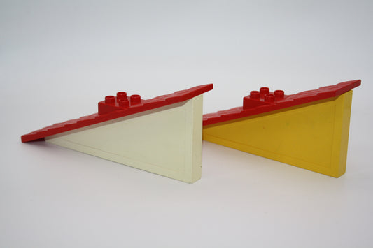 Duplo - Retro/Vintage Puppenhaus Dächer - versch. Farben - große Teile