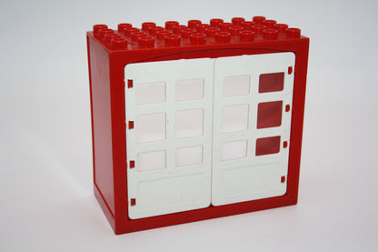 Duplo - Schuppen/Stall/Garage (4x8 Noppen) - rot - große Teile