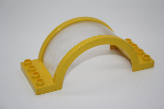 Duplo - Glasdach/Kuppel - gelb - große Teile