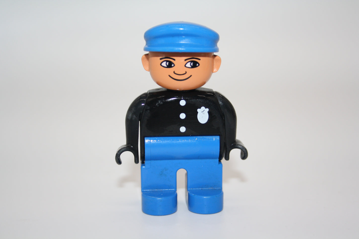 Duplo - Polizist alt - blaue Mütze/blaue Hose - Polizei - Figur