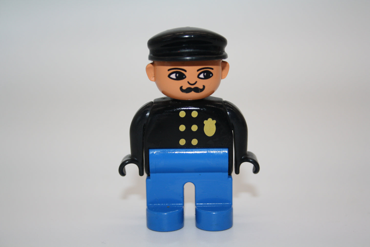 Duplo - Polizist alt - schwarze Mütze/blaue Hose - Polizei - Figur