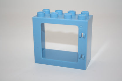 Duplo - Fensterrahmen (2x4 Noppen) - versch. Farben - Rahmen/Zargen