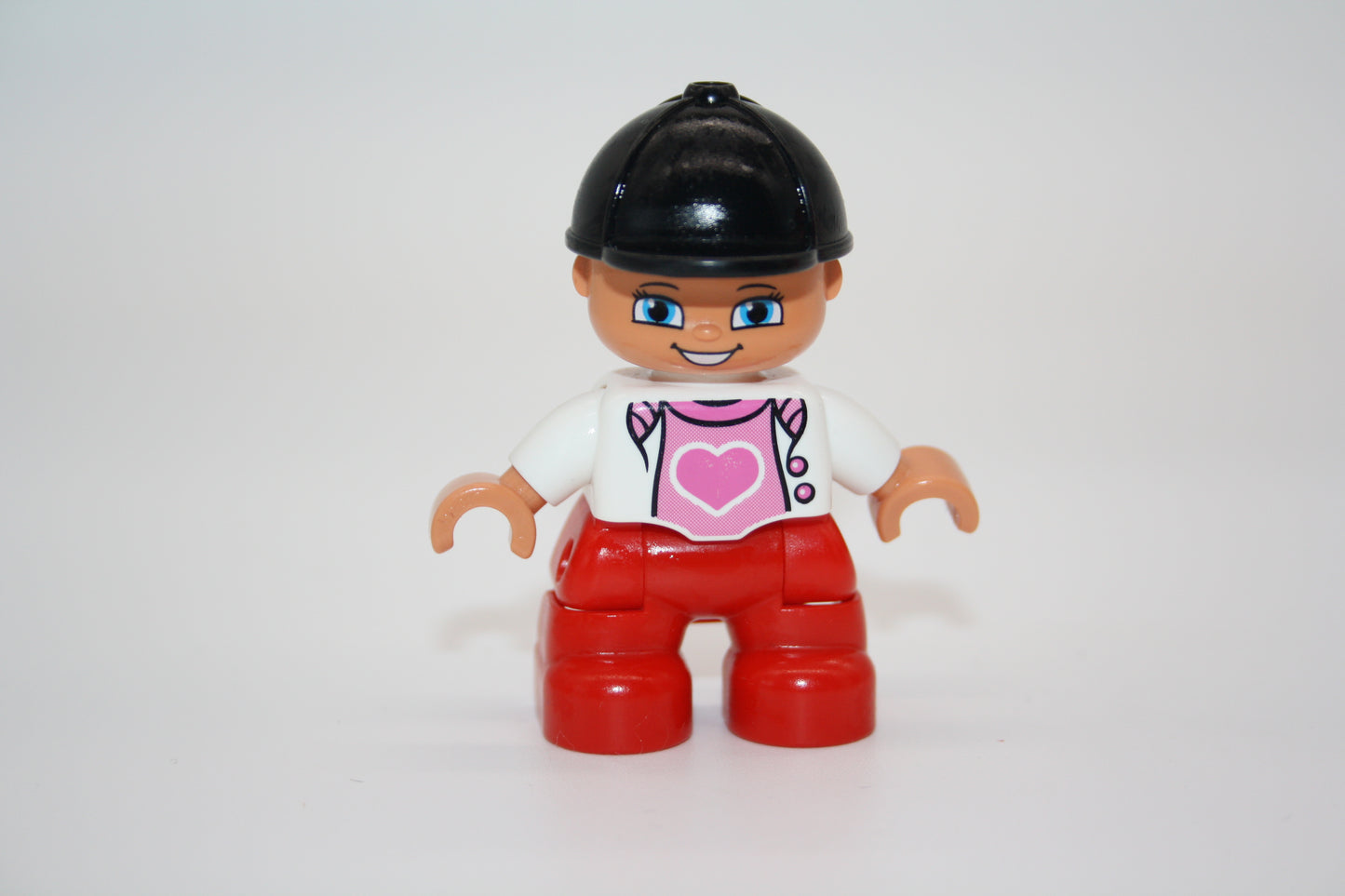 Duplo - Mädchen - Reiterin - rote Hose/weiße Jacke - Figur
