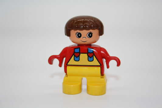 Duplo - Mädchen - gelbe Latzhose/roter Pulli - Angela - Figur