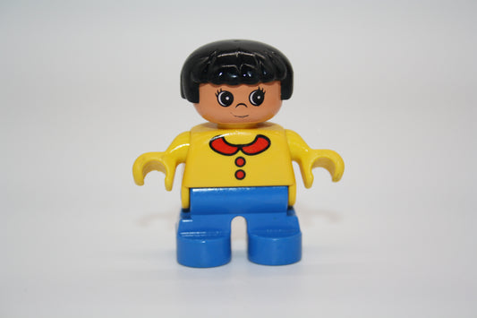 Duplo - Mädchen - blaue Hose/gelber Pulli - Angela - Figur