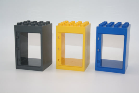 Duplo - Türzargen/Türrahmen (4x4 Noppen) - versch. Farben - Rahmen/Zargen