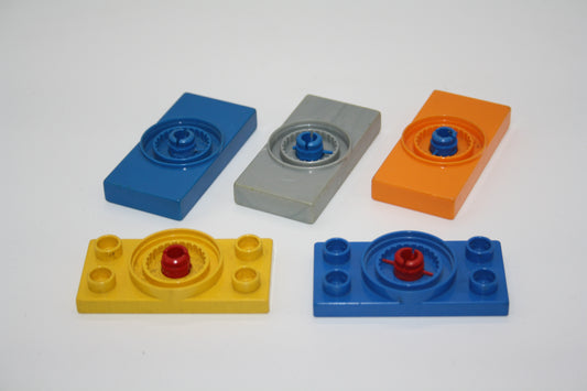 Duplo - Gelenkplatte für Kran/Drehleiter - versch. Farben - Fahrzeuge - Ersatzteil