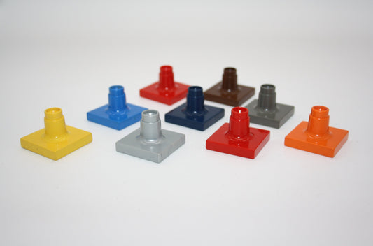 Duplo - kleine Stützen/Schilderstützen kurz - versch. Farben - Ersatzteil - Bauelement