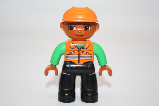 Duplo - Bauarbeiter - grüne Ärmel - Deacon - Mann - Figur