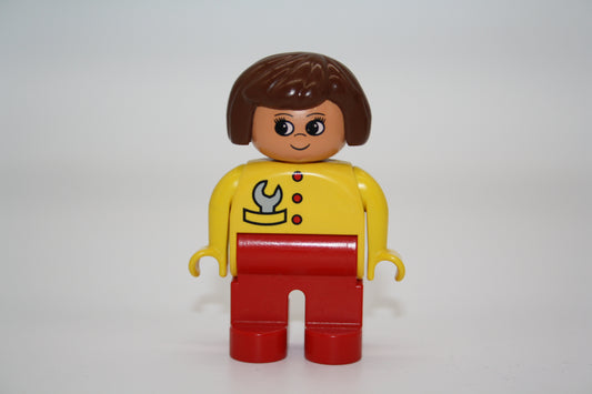 Duplo - Mechanikerin - Frau - Figur