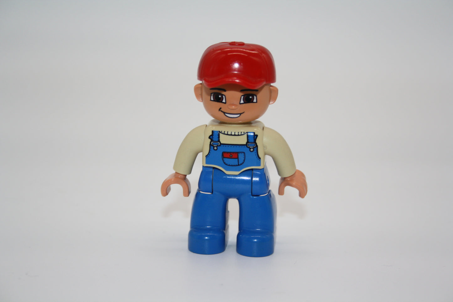 Duplo - Mann - blaue Latzhose/rote Cappy - Mann - Figur