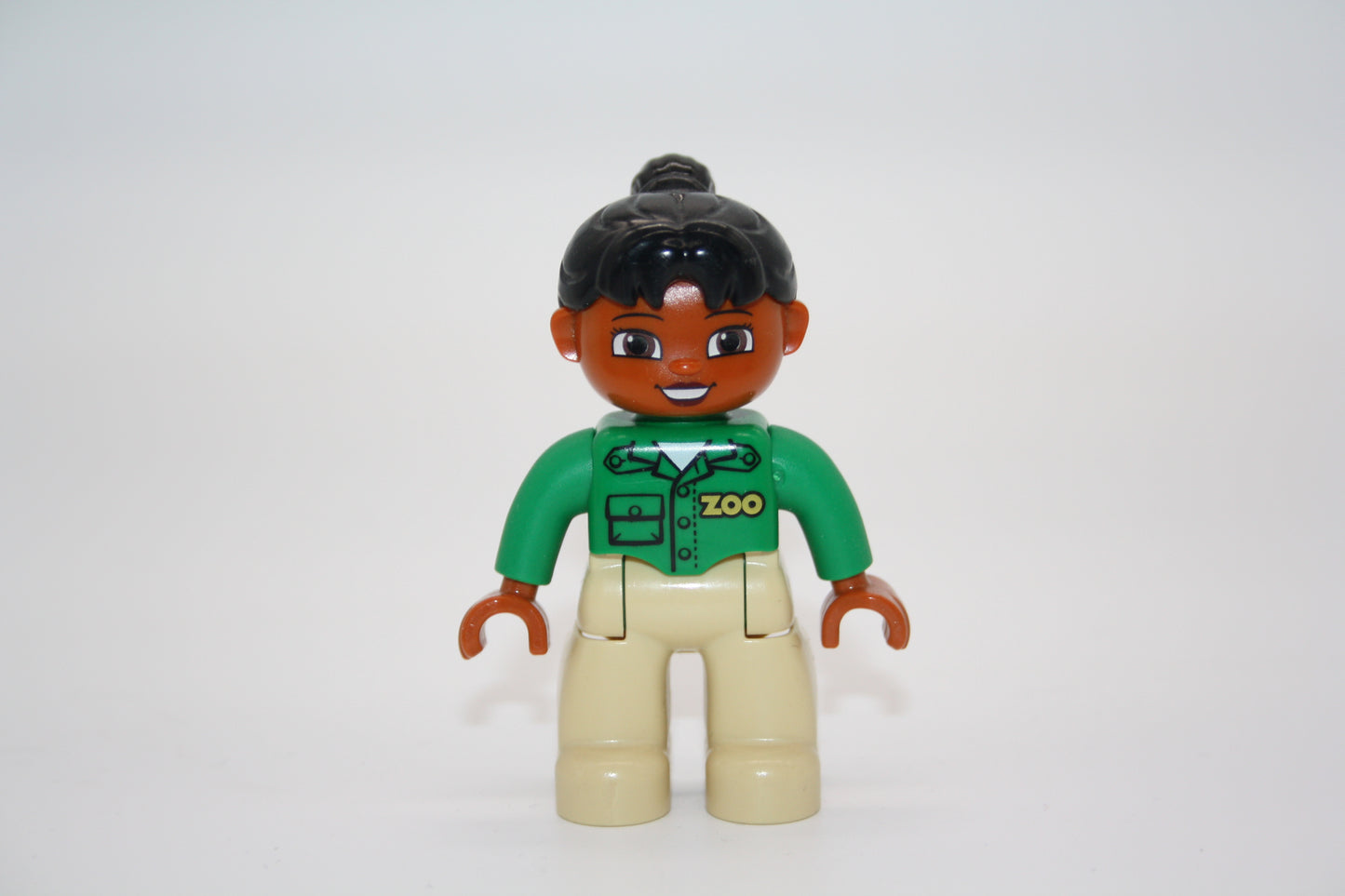 Duplo -Zoowärterin - grünes Oberteil - Frau - Carrie - Figur