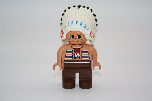 Duplo - Häuptling - Indianer - Figur